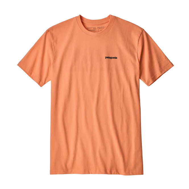 T-Shirt Patagonia Men P-6 Logo Responsibili-Tee Peach Sherbet