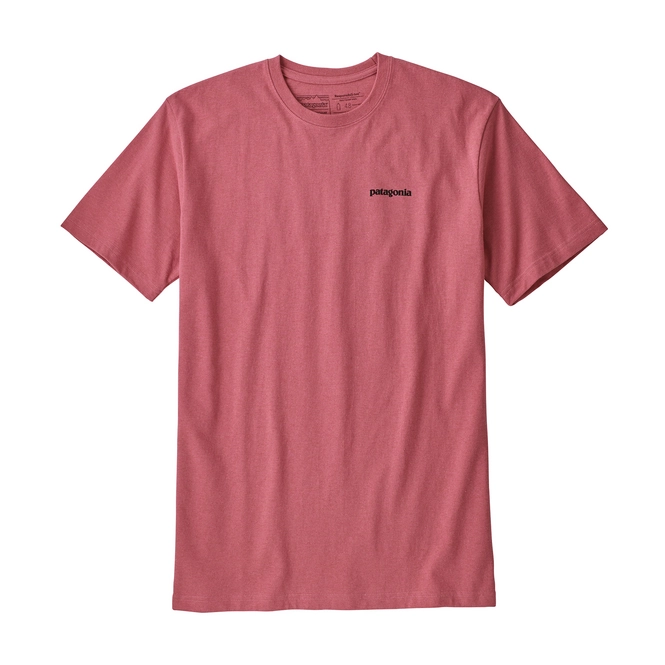 T-Shirt Patagonia Men P-6 Logo Responsibili-Tee Sticker Pink