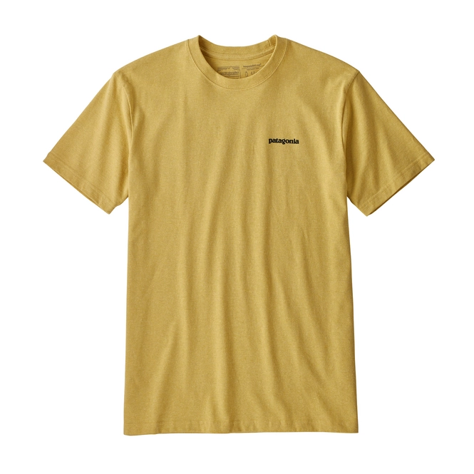 T-Shirt Patagonia Men P-6 Logo Responsibili-Tee Surfboard Yellow
