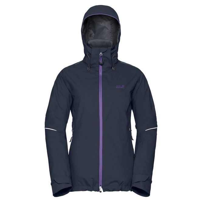Ski Jacket Jack Wolfskin Women Exolight 3in1 Midnight Blue