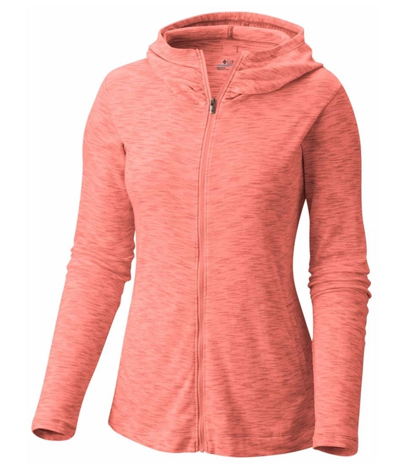 Fleece Jacket Columbia Outerspaced Full Zip Hoodie Lychee Spacedye