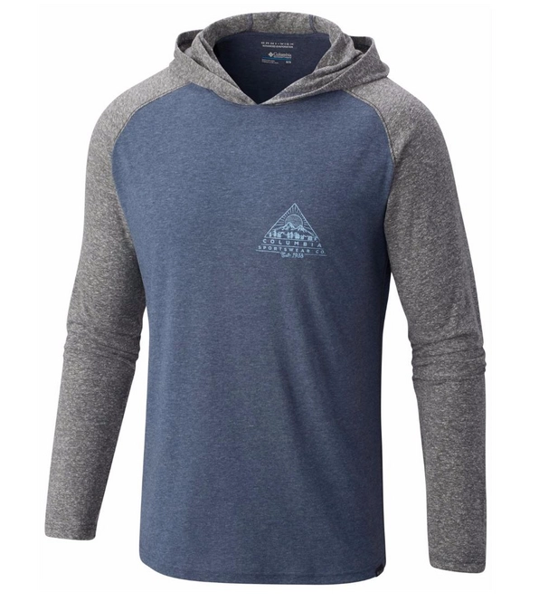 Hoodie Columbia Trail Shaker Zinc Diamond Sun