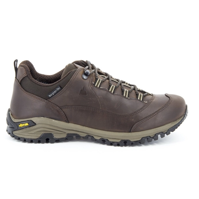 Walking Shoes Berghen Morillon Leather Low Brown