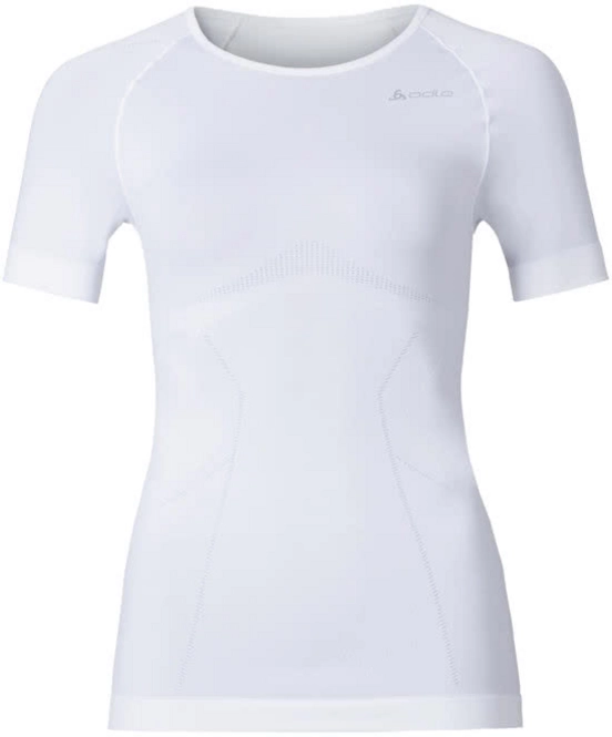Undershirt Odlo Womens S/S Crew Neck Evolution Light Lo White