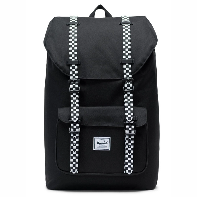Rucksack Herschel Supply Co. Little America Mid-Volume Black Checker-Board