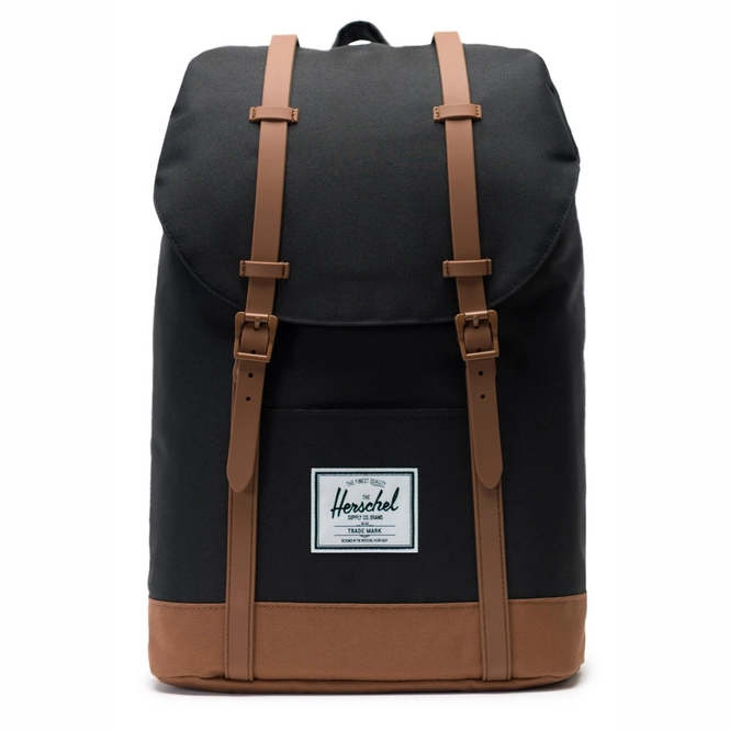 Rucksack Herschel Supply Co. Retreat Black Saddle Brown