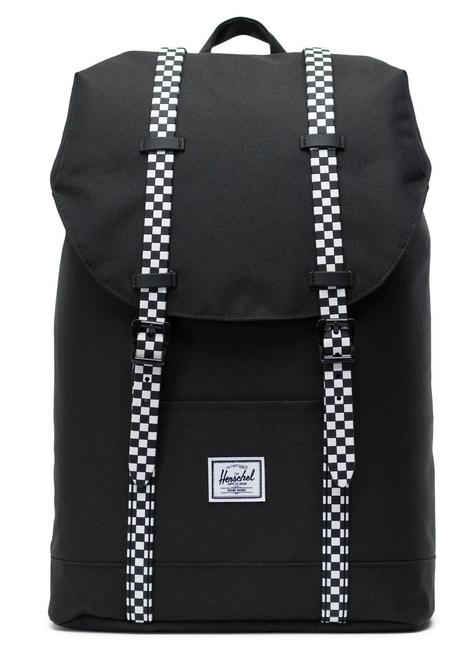 Rucksack Herschel Supply Co. Retreat Mid-Volume Black Checker-Board