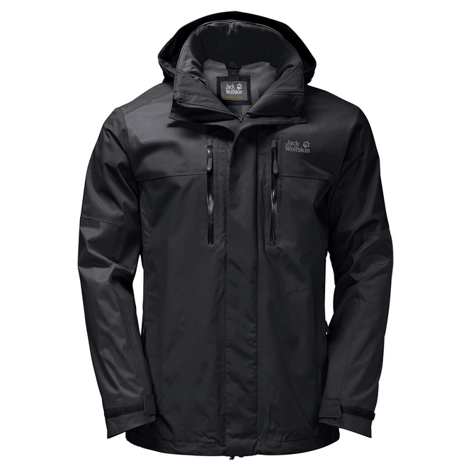 Jacket  Jack Wolfskin Men Jasper Flex Black