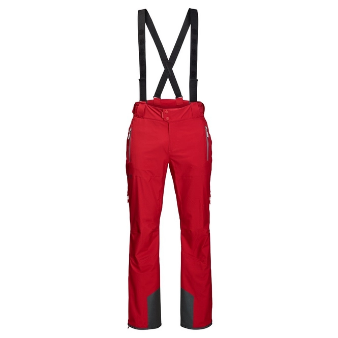 Ski Trousers Jack Wolfskin Men Exolight Slope Ruby Red