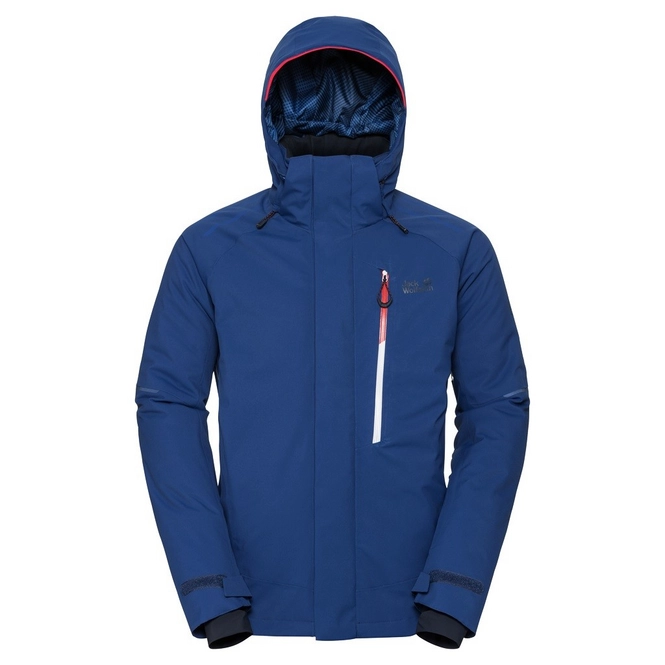 Ski Jacket Jack Wolfskin Men Exolight Icy Royal Blue