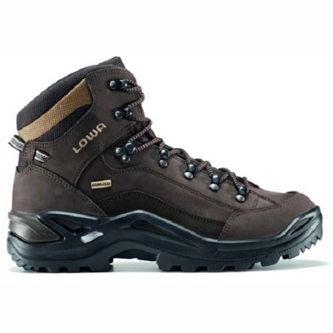 Walking Shoe Lowa Renegade Gtx Mid Wide Espresso Brown