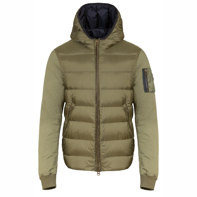 Winter Jacket Colmar 1202 Research Men's Down Fixed Hood Oil-Hydra