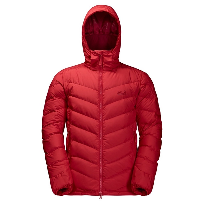 Winter Jacket Jack Wolfskin Men Fairmont Ruby Red