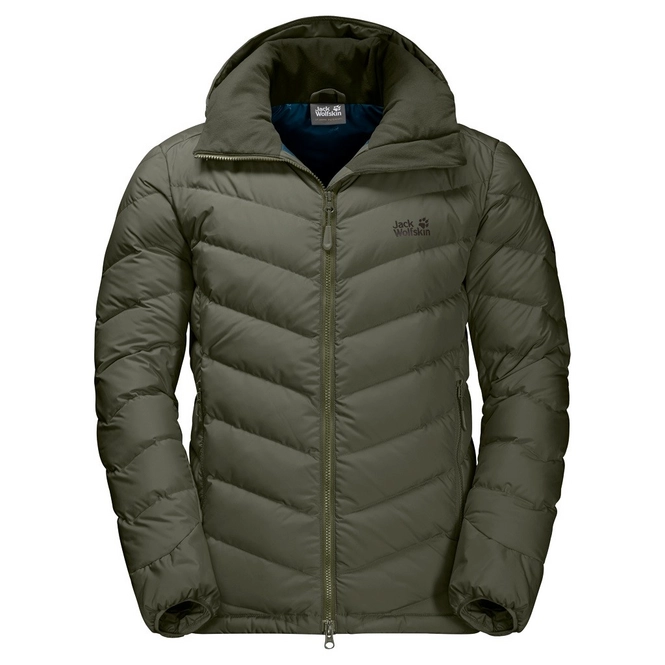 Winter Jacket Jack Wolfskin Men Fairmont Woodland Green