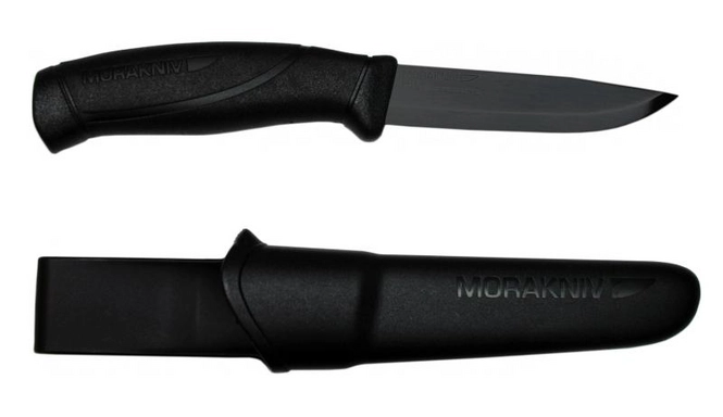 Hunting Knife Morakniv Companion Blackblade Tactical Clampack