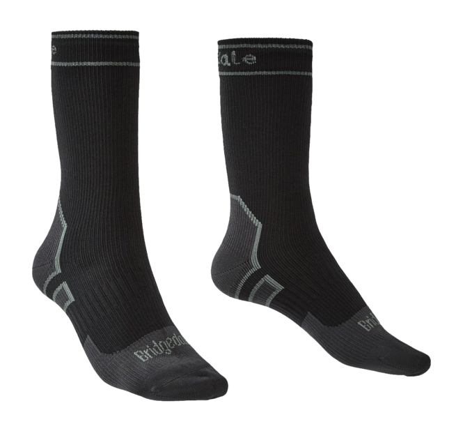 Socks Bridgedale Unisex Waterproof Stormsock StormSock Lightweight Boot Black Mid Grey