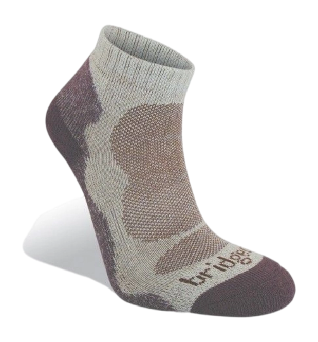 Socks Bridgedale Women Bamboo Low Natural Aubergine