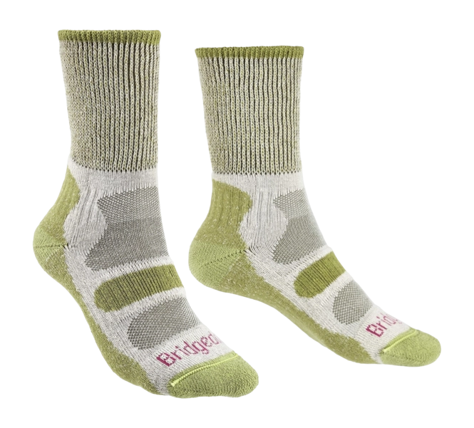 Socks Bridgedale Women Hike Lightweight Coolmax Comfort Boot Spring Green