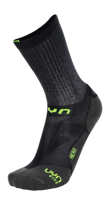 Cycling Socks UYN Men Aero Black Lime