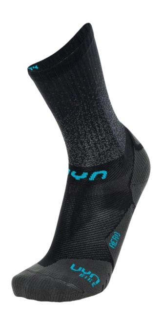 Cycling Socks UYN Men Aero Black Turquoise