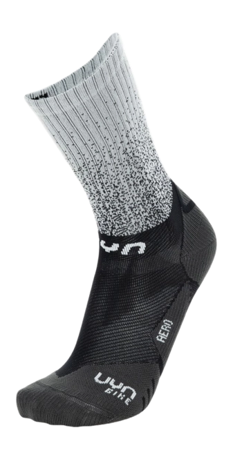 Cycling Socks UYN Men Aero Black White