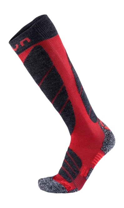 Skisocks UYN Men Magma Dark Red Anthracite ‘24