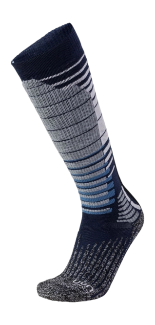 Skisocks UYN Men Snowboard Dark Blue Grey Melange ‘24
