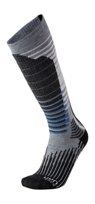 Ski Socks UYN Men Snowboard Light Grey Black ‘24