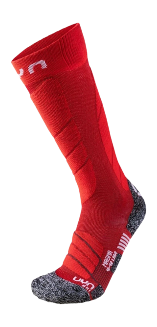 Ski Socks UYN Women Magma Dark Red Red ‘24
