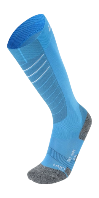 Skisocks UYN Women Race Shape Turquoise White