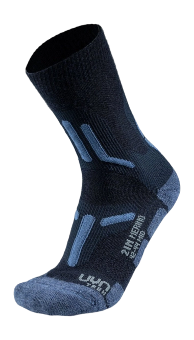 Hiking Socks UYN Men Trekking 2In Merino Mid Navy Jeans