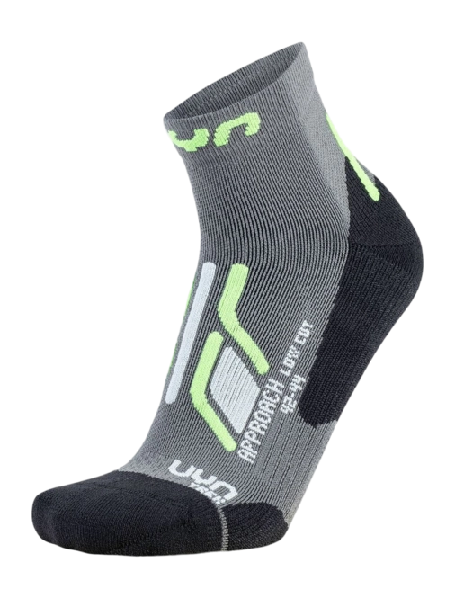 Hiking Socks UYN Men Trekking Approach Low Cut Grey Green