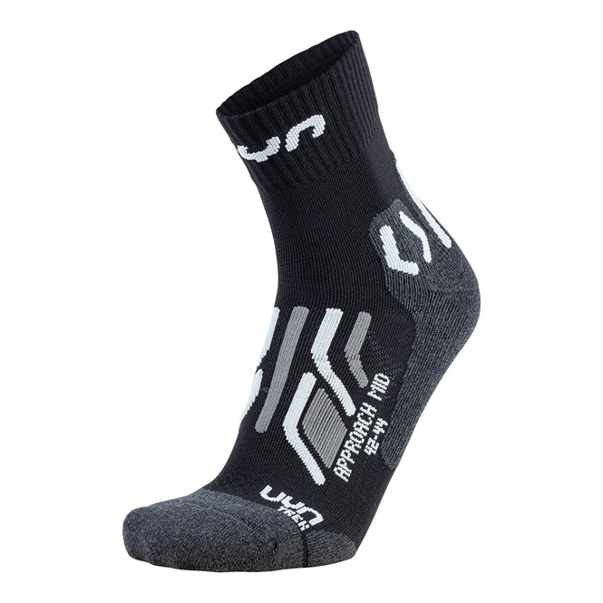 Wandelsocks UYN Men Trekking Approach Mid Black Grey