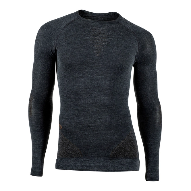 Undershirt UYN Men Fusyon Cashmere Uw Lg_Sl Grey Rock Brown