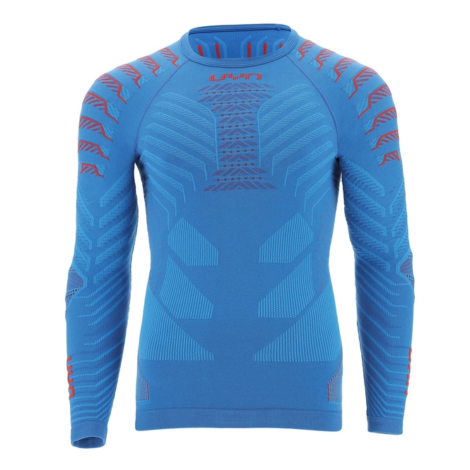 Undershirt UYN Men Resilyon Uw L/S Round Neck Blue Red