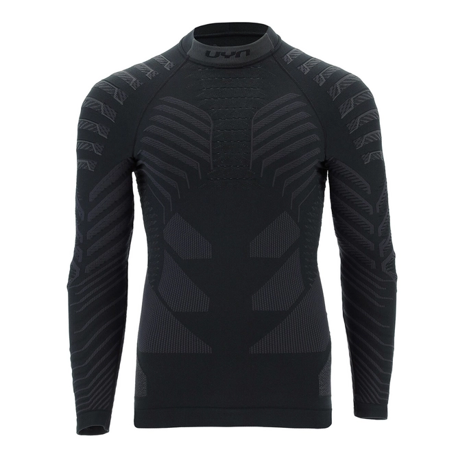 Undershirt UYN Men Resilyon Uw L/S Turtle Neck Black Anthracite
