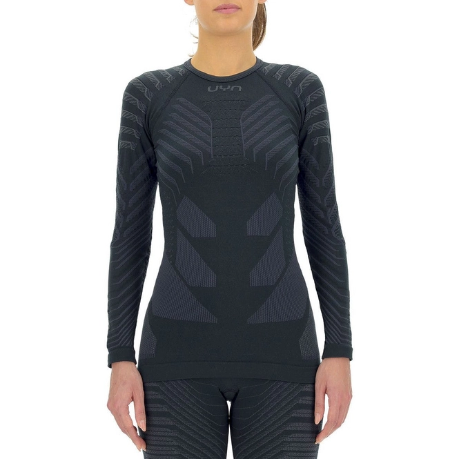 Undershirt UYN Women Resilyon Uw L/S Round Neck Black Anthracite