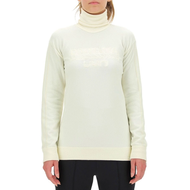 Ski Sweatshirt UYN Women Snowcrystal Dolcevita 2Nd Layer Turtle Neck Moonlight