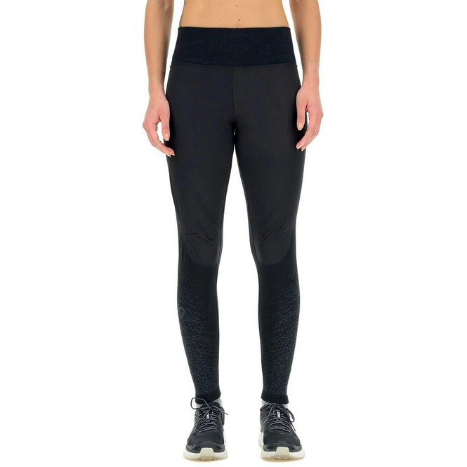 Trousers UYN Women Running Exceleration Wind Long Black Cloud