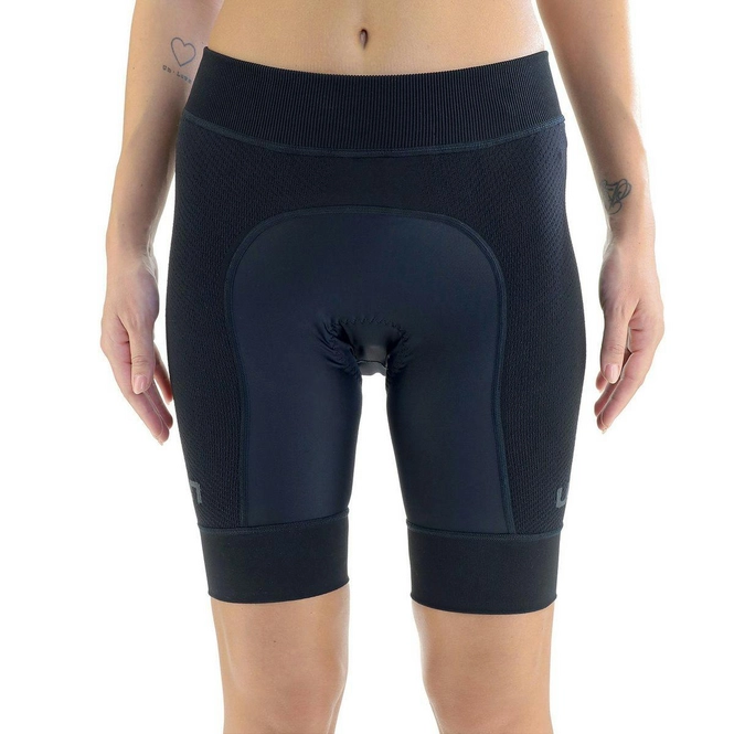 Cycling Trousers UYN Women Ridemiles OW Short Black Black