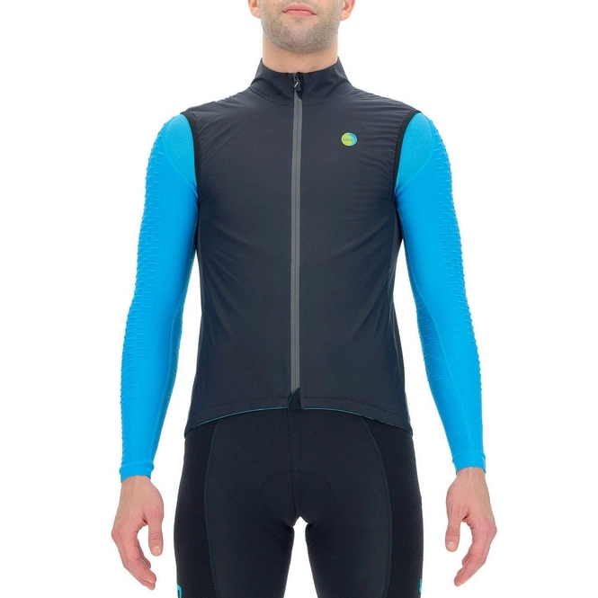 Cycling Jacket UYN Men Coreshell Vest Black Black