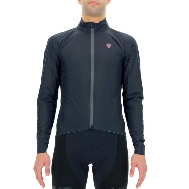 Cycling Jacket UYN Men Packable Aerofit Jacket Black Black