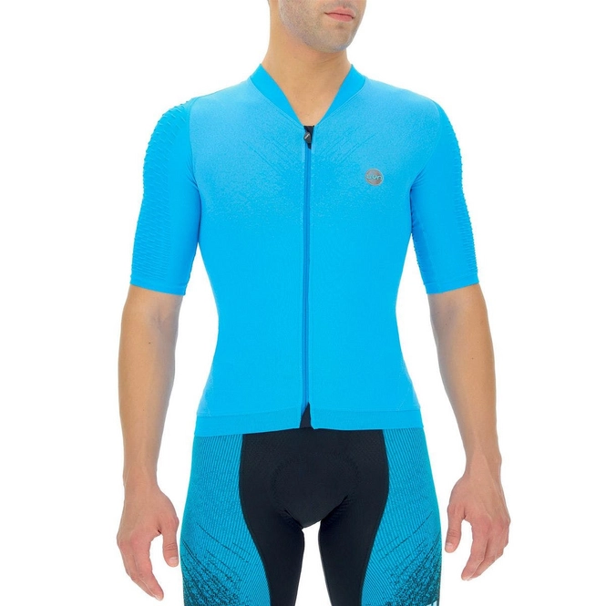 Cycling Jersey UYN Men Airwing OW S/S Turquoise Black