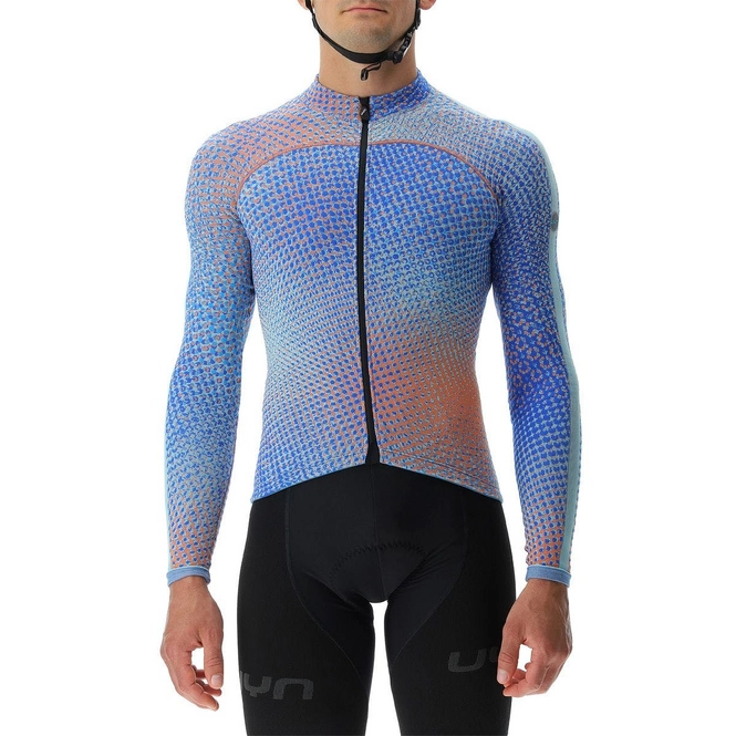 Cycling Jersey UYN Men Spectre Winter OW L/S Blue Sunset