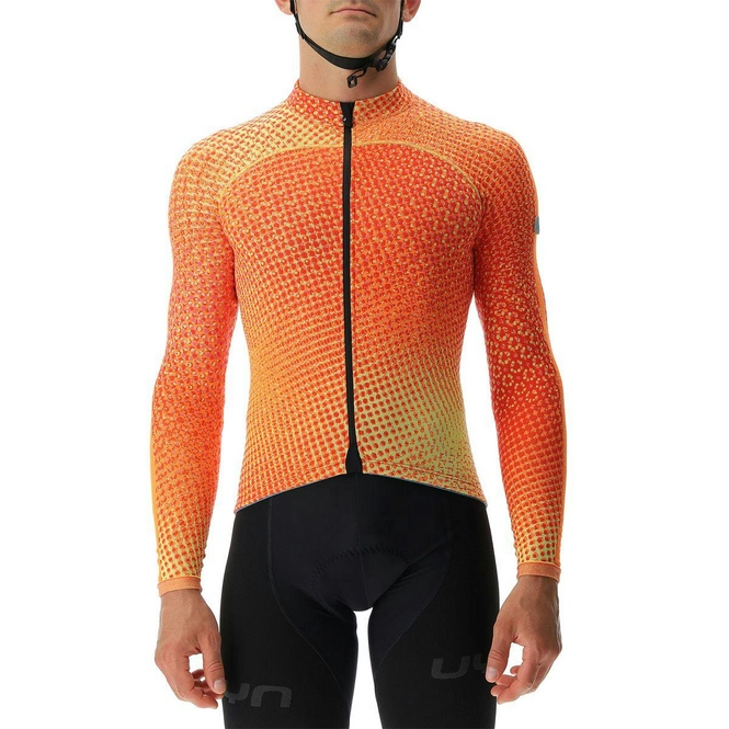 Cycling Jersey UYN Men Spectre Winter OW L/S Orange Ginger