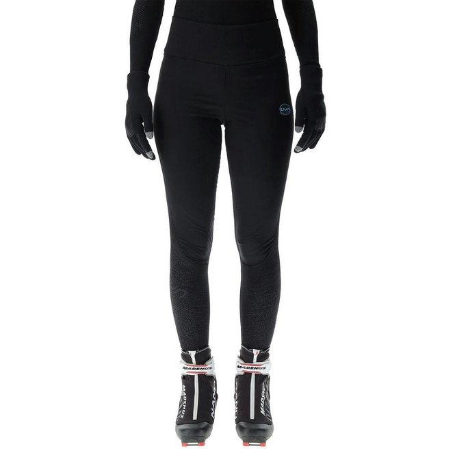 Ski Trousers UYN Women Cross Country Skiing Wind Long Black Cloud