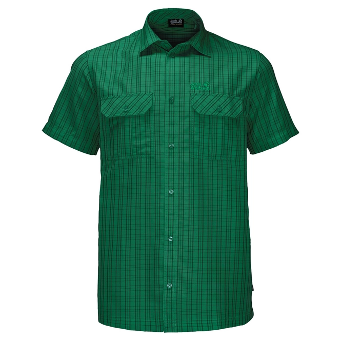 Shirt Jack Wolfskin Men Thompson Cucumber Green Checks