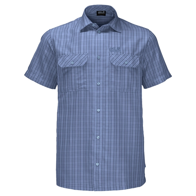 Shirt Jack Wolfskin Men Thompson Blue Checks