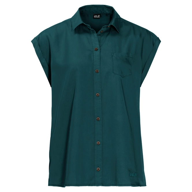 Shirt Jack Wolfskin Women Mojave Teal Green