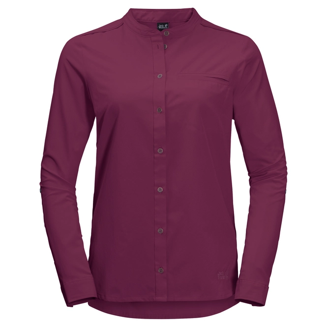 Shirt Jack Wolfskin Women Victoria Roll-Up Wild Berry